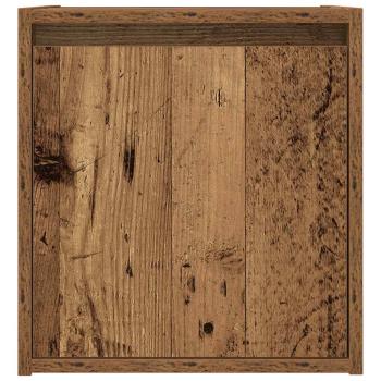 Wand-Nachttische 2 Stk. Altholz-Optik 38x34x40 cm
