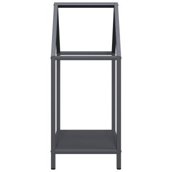 ARDEBO.de - Brennholzregal Anthrazit 40x25x60 cm Kaltgewalzter Stahl
