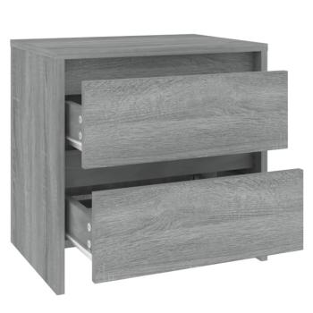Nachttisch Grau Sonoma 45x34,5x44,5 cm Holzwerkstoff