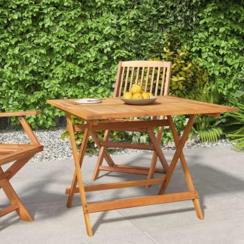 ARDEBO.de - Gartentisch Klappbar 90x90x75 cm Massivholz Akazie