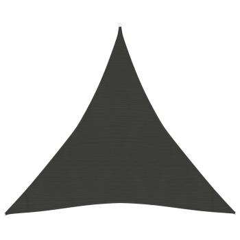 ARDEBO.de - Sonnensegel 160 g/m² Anthrazit 6x6x6 m HDPE