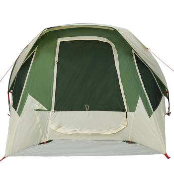 Campingzelt 4 Personen Grün Wasserdicht