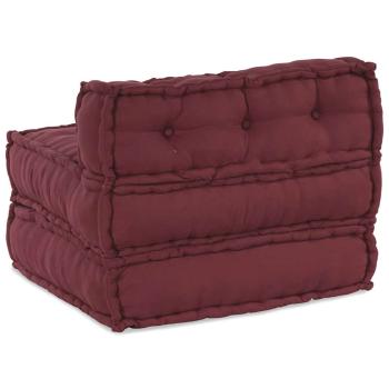 Pouf Modular Kastanienbraun 70x70x54 cm Stoff