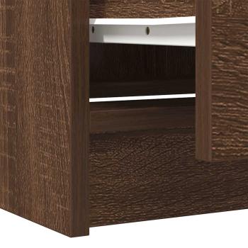 TV-Schrank Braun Eichen-Optik 40x35x54 cm Holzwerkstoff