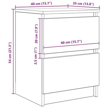 TV-Schrank Artisan-Eiche 40x35x54 cm Holzwerkstoff
