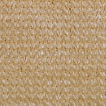 Sonnensegel HDPE Dreieckig 5x5x5 m Beige