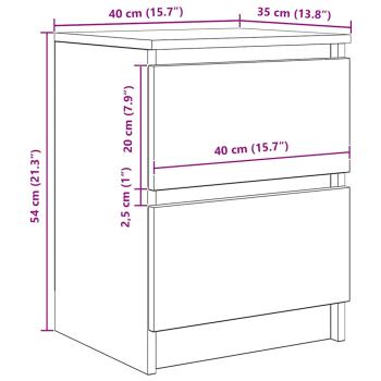 TV-Schrank Altholz-Optik 40x35x54 cm Holzwerkstoff