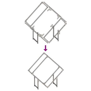 Brennholzregal Anthrazit 80x25x80 cm Kaltgewalzter Stahl