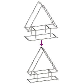 Brennholzregal Weiß 80x25x90 cm Kaltgewalzter Stahl