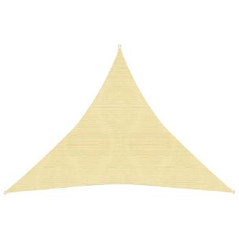 ARDEBO.de - Sonnensegel 160 g/m² Beige 6x6x6 m HDPE