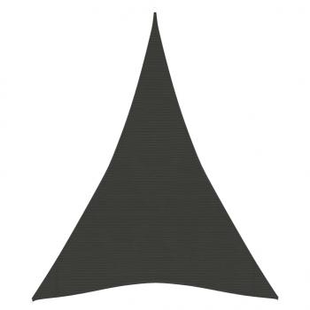 Sonnensegel 160 g/m² Anthrazit 5x7x7 m HDPE