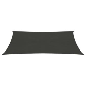 Sonnensegel 160 g/m² Anthrazit 4x7 m HDPE