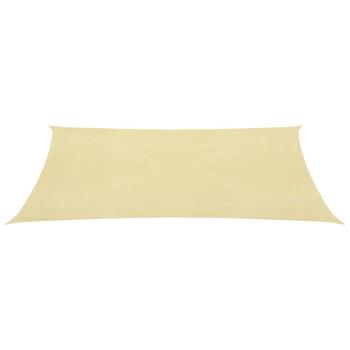 Sonnensegel 160 g/m² Beige 3x3 m HDPE