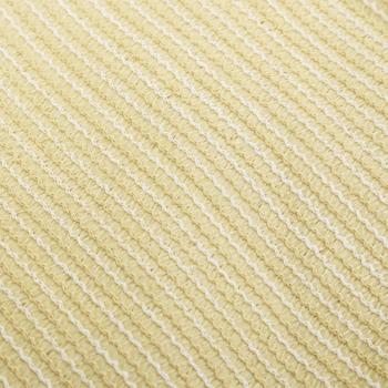 Sonnensegel 160 g/m² Beige 3x3 m HDPE