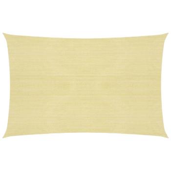 ARDEBO.de - Sonnensegel 160 g/m² Beige 4x5 m HDPE