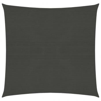ARDEBO.de - Sonnensegel 160 g/m² Anthrazit 7x7 m HDPE