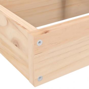 Pflanzentreppe 4 Stufen 80,5x79x36 cm Massivholz Kiefer