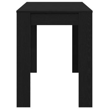 Esstisch Schwarz Eichen-Optik 120x60x76 cm Holzwerkstoff