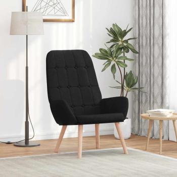 ARDEBO.de - Relaxsessel Schwarz Stoff