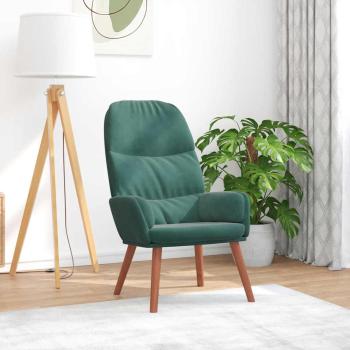 ARDEBO.de - Relaxsessel Dunkelgrün Samt