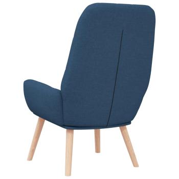 Relaxsessel Blau Stoff