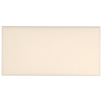 Wandpaneele 12 Stk. Creme 30x15 cm Samt 0,54 m²