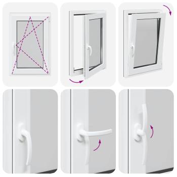 Kellerfenster RISOR 60x80 cm Dreh Kipp DIN Rechts Anthrazit
