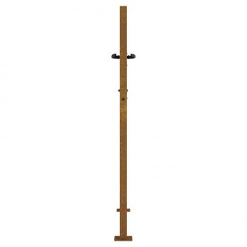 Gartentor 105x155 cm Cortenstahl Quadratisches Design