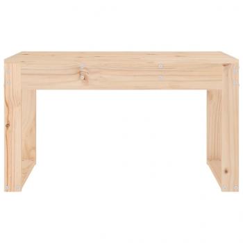 Gartenbank 80x38x45 cm Massivholz Kiefer