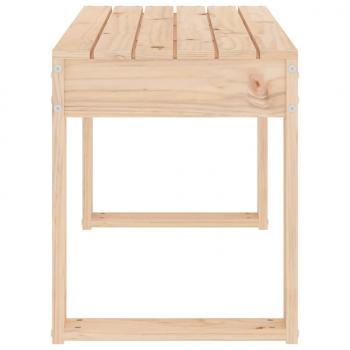 Gartenbank 80x38x45 cm Massivholz Kiefer