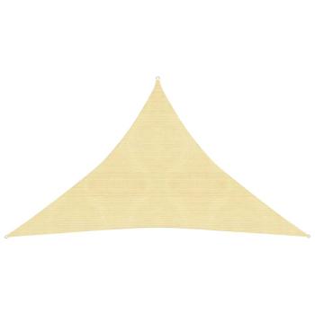 ARDEBO.de - Sonnensegel 160 g/m² Beige 5x5x6 m HDPE