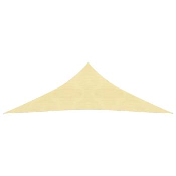 Sonnensegel 160 g/m² Beige 2,5x2,5x3,5 m HDPE
