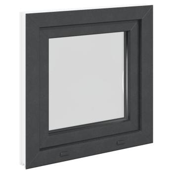 Kellerfenster RISOR 60x60 cm Dreh Kipp DIN Rechts Anthrazit