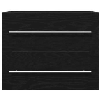 Waschbeckenunterschrank Braun Eichen-Optik 60x38,5x48 cm