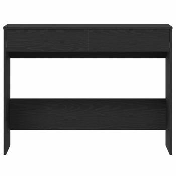 Schreibtisch Schwarz Eichen-Optik 101x50x76,5 cm Holzwerkstoff