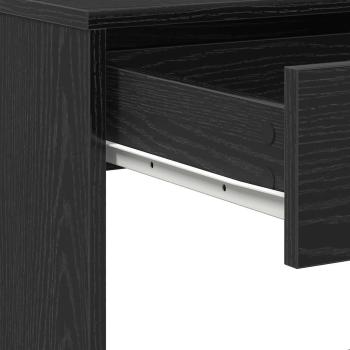 Schreibtisch Schwarz Eichen-Optik 101x50x76,5 cm Holzwerkstoff