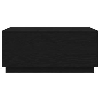 Couchtisch mit LED-Leuchten Schwarz Eichen-Optik 90x50x40 cm