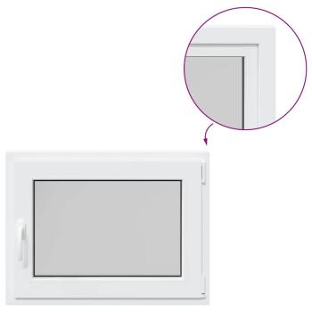 Kellerfenster RISOR 80x60 cm Dreh Kipp DIN Rechts Weiß
