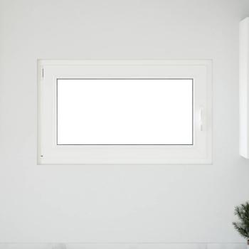 Kellerfenster RISOR 100x60 cm Dreh Kipp DIN Links Weiß