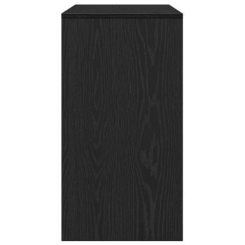 Konsolentisch Schwarz Eichen-Optik 89x41x76,5 cm Holzwerkstoff