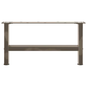 Couchtischbeine Naturstahl 2 Stk. 60x(30-31) cm Stahl