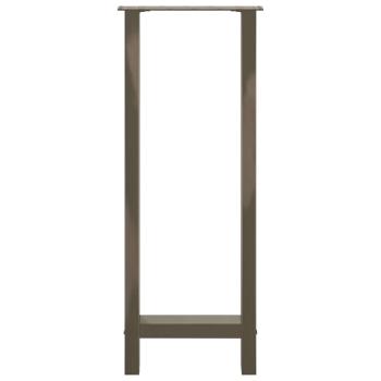 Couchtischbeine Naturstahl 2 Stk. 50x(100-101) cm Stahl