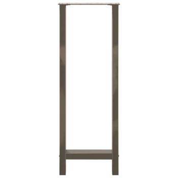 Bartischbeine Naturstahl 2 Stk. 50x(110-111) cm Stahl