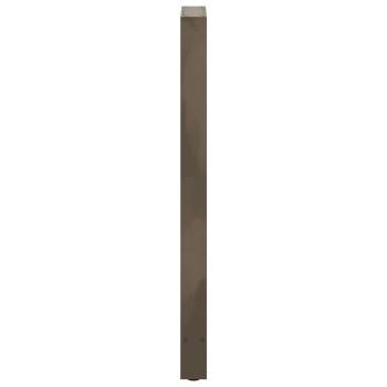 Bartischbeine Naturstahl 2 Stk. 50x(110-111) cm Stahl