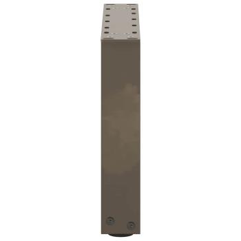 Couchtischbeine U-Form 2 Stk. Naturstahl 40x(30-31) cm Stahl