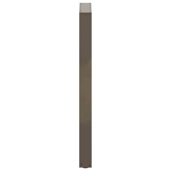 ARDEBO.de - Bartischbeine U-Form 2 Stk. Naturstahl 40x(100-101) cm Stahl