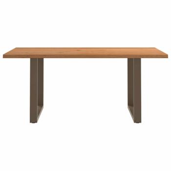 Esstisch Hellbraun 180x120x74 cm Massivholz Eiche Rechteckig