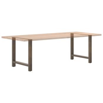 Couchtischbeine Naturstahl 2 Stk. 70x(72-73) cm Stahl