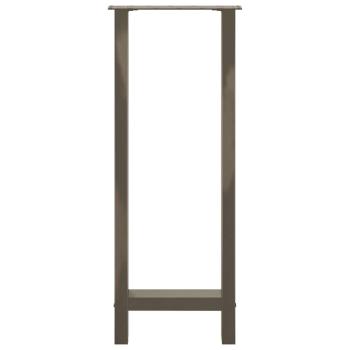 Couchtischbeine Naturstahl 2 Stk. 40x(100-101) cm Stahl