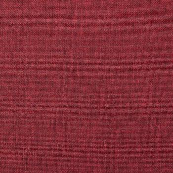 Schlafsofa 2-Sitzer mit 2 Kissen Weinrot Stoff